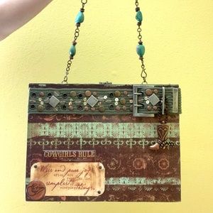 One Of A Kind Vintage Designer Cowgirl Handbag